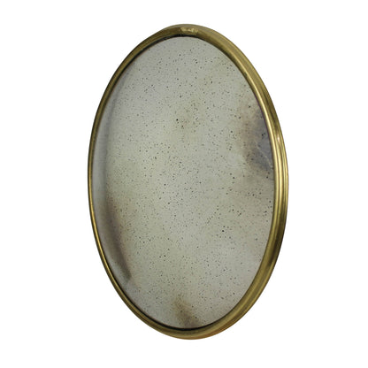 Convex Mirror, Brass - Med