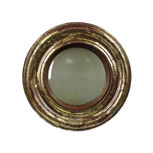 Convex Mirror, Antique Gold - Sm