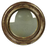 Convex Mirror, Antique Gold - Lrg