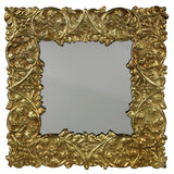 Metal Mirror, Antique Gold